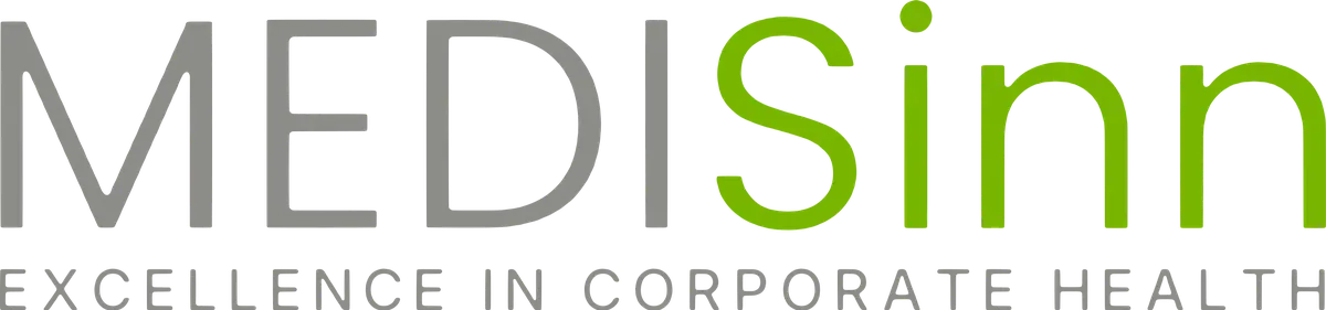 Wortmarke MEDISinn mit dem Zusatz Excellence in Corporate Health