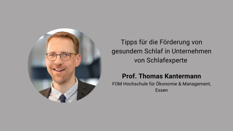 Darum sollten Unternehmen einen gesunden Schlaf fördern – Grafik