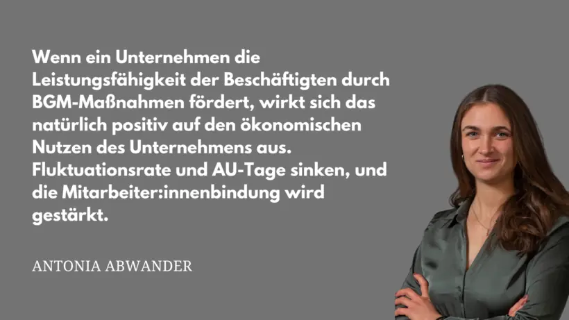 Effektives BGM ist ein Erfolgsfaktor für Unternehmen – Grafik