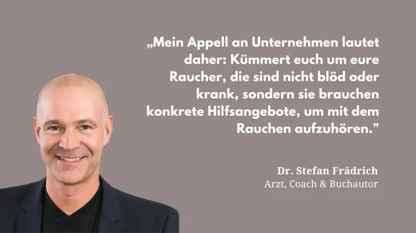Endlich Rauchfrei: Wie Unternehmen die Entwöhnung fördern können – Grafik