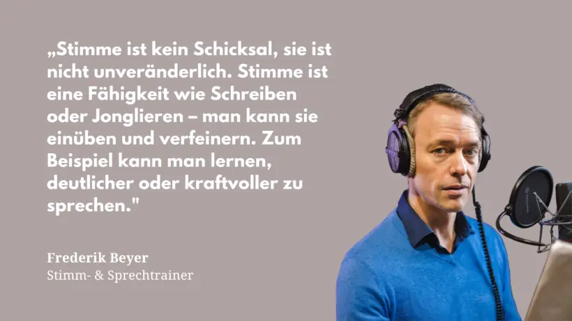 Erfolgsfaktor Stimme: Der Ton macht die Musik – Grafik