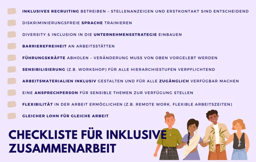 Integration und Inklusion – Gemeinsam, statt nur dabei – Grafik