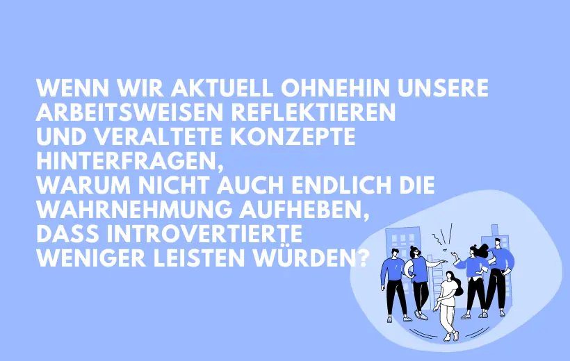 Introvertiert im Job: Der stille Weg zum Erfolg – Grafik